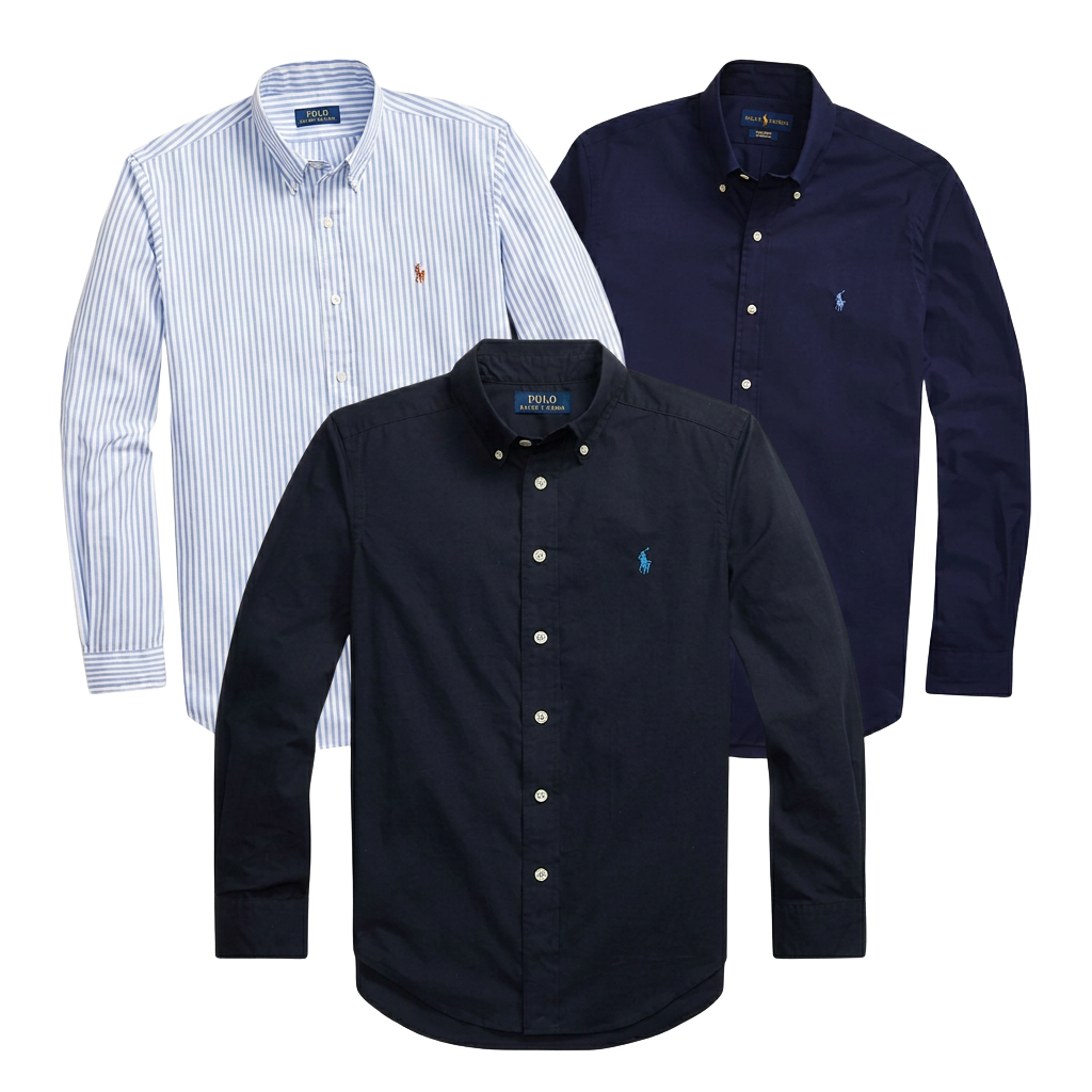 25x premium branded skjortor
